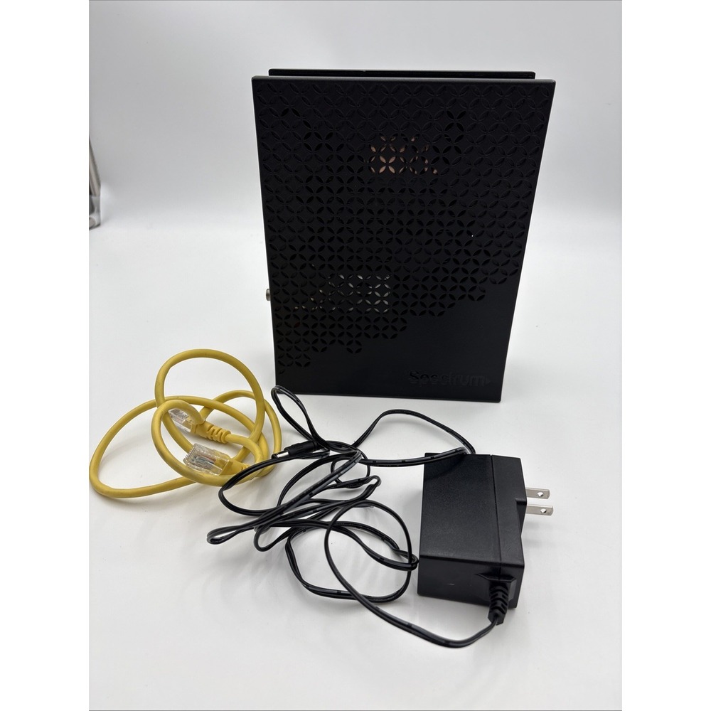 Spectrum E31U2V1 DOCSIS 3.1 eMTA Cable Modem with Power Cord Black